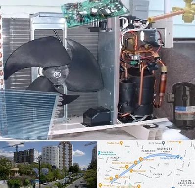 قطعات کولر گازی در اندرزگو 