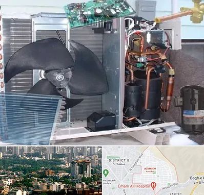 قطعات کولر گازی در عظیمیه کرج 