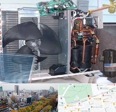 قطعات کولر گازی در بلوار کشاورز 