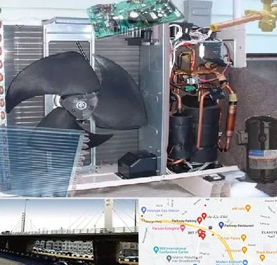 قطعات کولر گازی در پارک وی 
