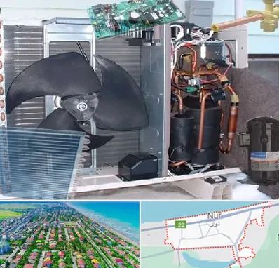 قطعات کولر گازی در نور