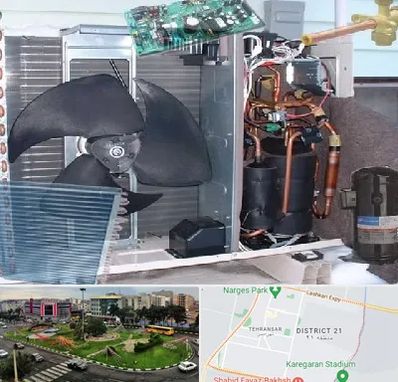 قطعات کولر گازی در تهرانسر 