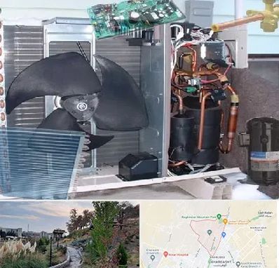 قطعات کولر گازی در باغستان کرج 