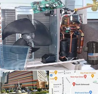 قطعات کولر گازی در سهروردی 
