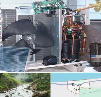 قطعات کولر گازی در رویان