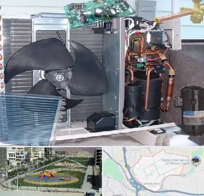 قطعات کولر گازی در مرزداران تبریز 