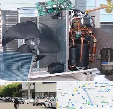قطعات کولر گازی در قدوسی شرقی شیراز 