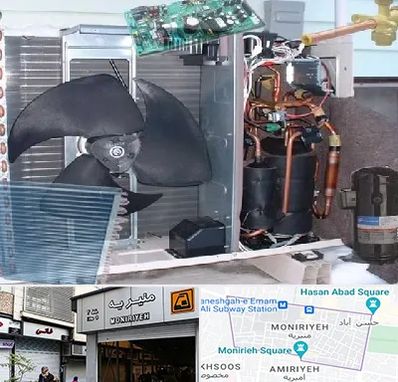 قطعات کولر گازی در منیریه 