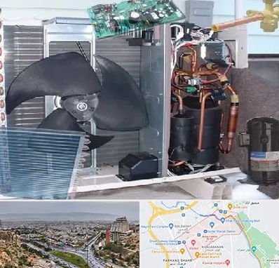 قطعات کولر گازی در معالی آباد شیراز 