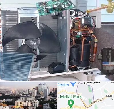 قطعات کولر گازی در الهیه 