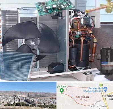 قطعات کولر گازی در شهرک گلستان شیراز 