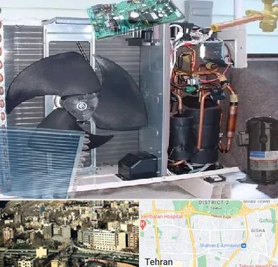 قطعات کولر گازی در مرزداران