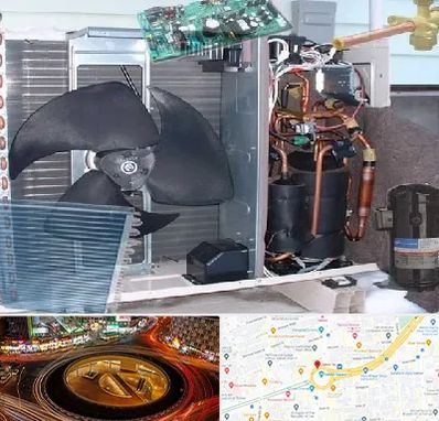 قطعات کولر گازی در میدان ولیعصر 