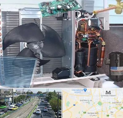 قطعات کولر گازی در جنوب تهران 