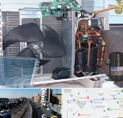 قطعات کولر گازی در پیروزی 