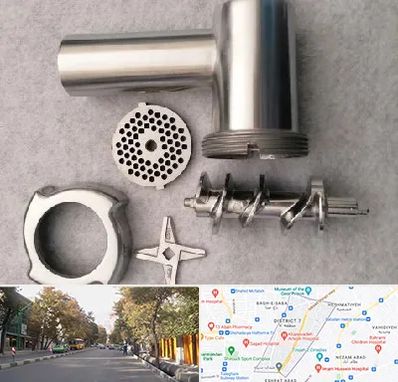 قطعات چرخ گوشت در شریعتی