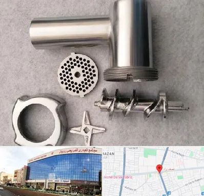 قطعات چرخ گوشت در نصف راه تبریز 