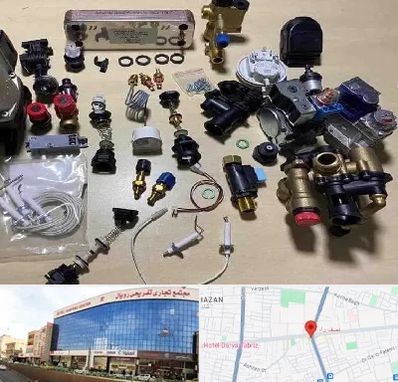 قطعات پکیج در نصف راه تبریز 