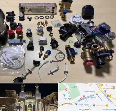 قطعات پکیج در زرگری شیراز 