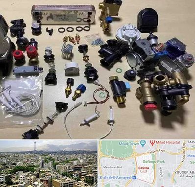 قطعات پکیج در گیشا 