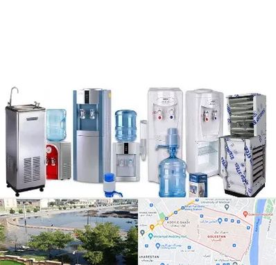 قطعات آبسردکن در گلستان اهواز 