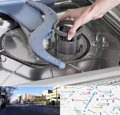 قطعات ماشین ظرفشویی در خیابان ملاصدرا شیراز 