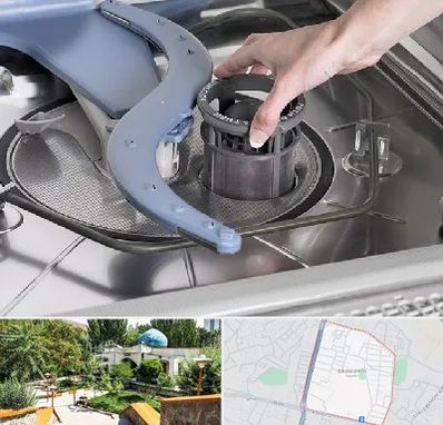 قطعات ماشین ظرفشویی در باغمیشه تبریز 