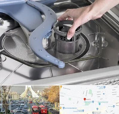 قطعات ماشین ظرفشویی در خیابان آزادی 