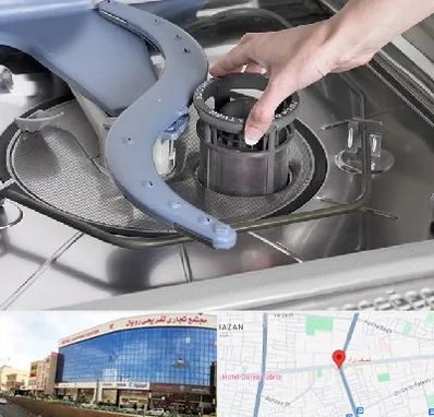 قطعات ماشین ظرفشویی در نصف راه تبریز 