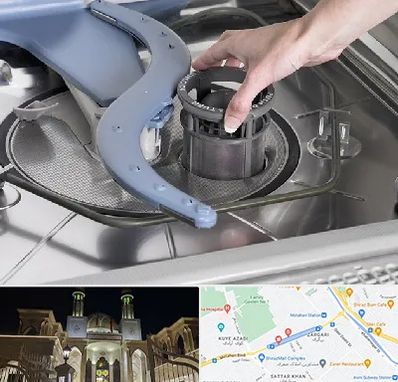 قطعات ماشین ظرفشویی در زرگری شیراز 