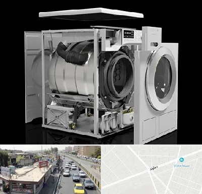 قطعات ماشین لباسشویی در خیابان دماوند