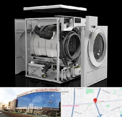 قطعات ماشین لباسشویی در نصف راه تبریز 