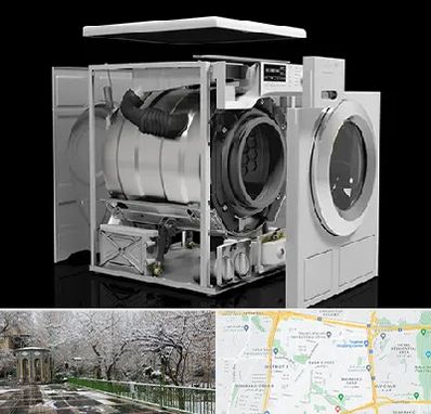 قطعات ماشین لباسشویی در باغ فیض 