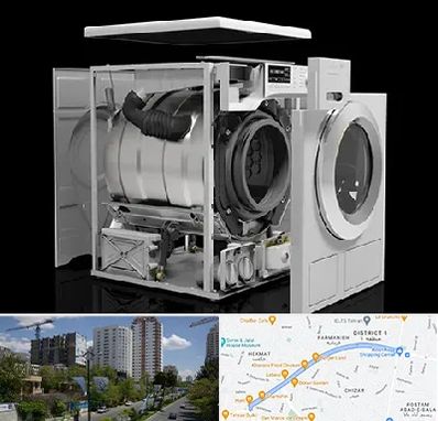 قطعات ماشین لباسشویی در اندرزگو 