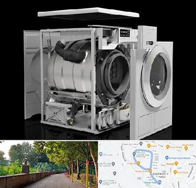 قطعات ماشین لباسشویی در فلکه گاز رشت 