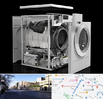 قطعات ماشین لباسشویی در خیابان ملاصدرا شیراز 