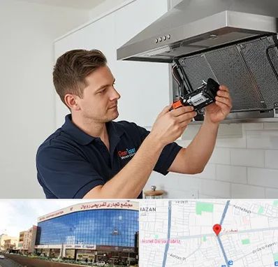 قطعات هود در نصف راه تبریز 