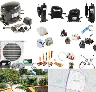 قطعات یخچال در باغمیشه تبریز 