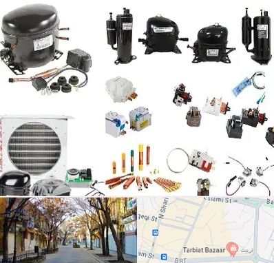 قطعات یخچال در تربیت تبریز 