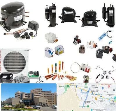 قطعات یخچال در صیاد شیرازی مشهد 