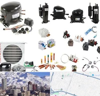 قطعات یخچال در ازگل