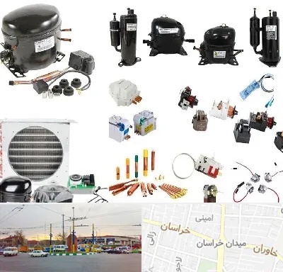 قطعات یخچال در میدان خراسان