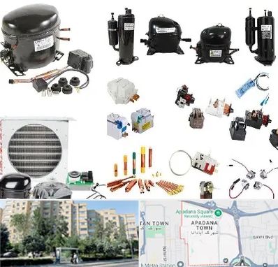 قطعات یخچال در آپادانا