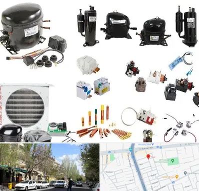 قطعات یخچال در کوی فیروز تبریز 