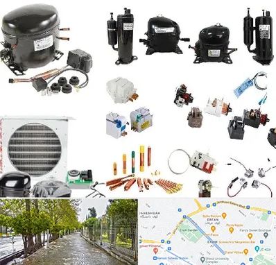 قطعات یخچال در خیابان ارم شیراز 