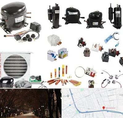 قطعات یخچال در ابوریحان تبریز 