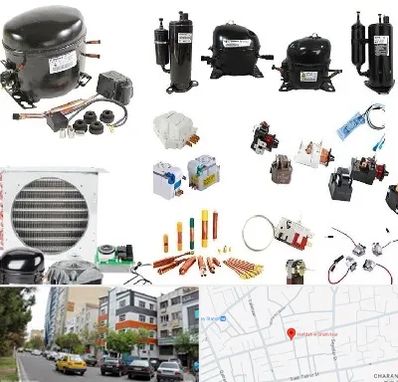 قطعات یخچال در هفده شهریور تبریز 