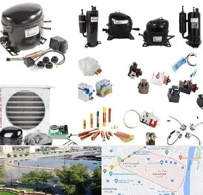 قطعات یخچال در گلستان اهواز 