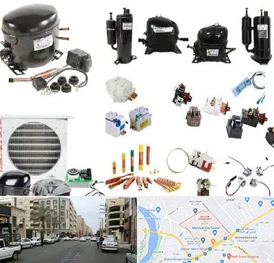 قطعات یخچال در زیتون کارمندی اهواز 