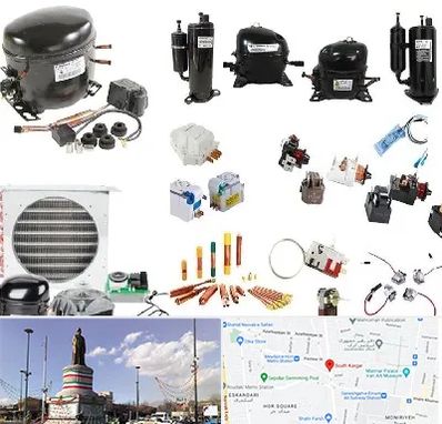 قطعات یخچال در کارگر جنوبی 